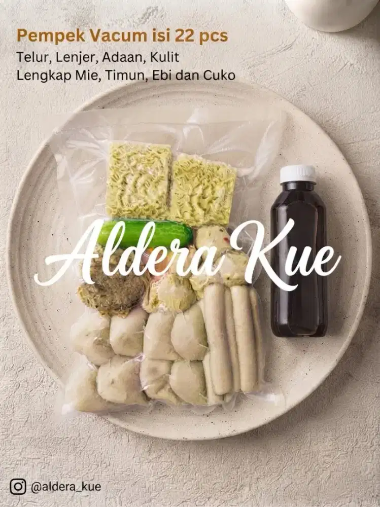 Pempek vakum & box asli palembang