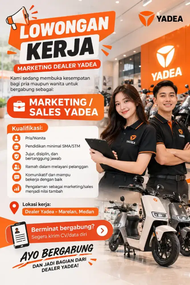 Lowongan kerja Marketing