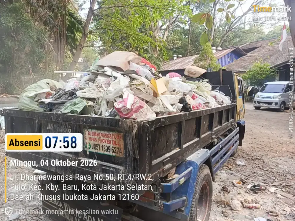 Jasa buang puing tanah