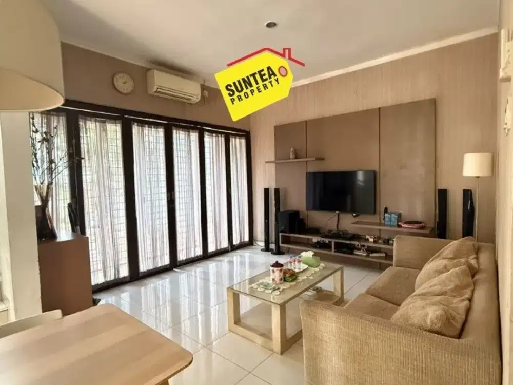 Disewakan Rumah 2 Lantai Minimalis Posisi Hook LT 200 m2 Full Furnished 5 KT Discovery Bintaro Sektor 9 Tangerang Selatan Harga Nego!