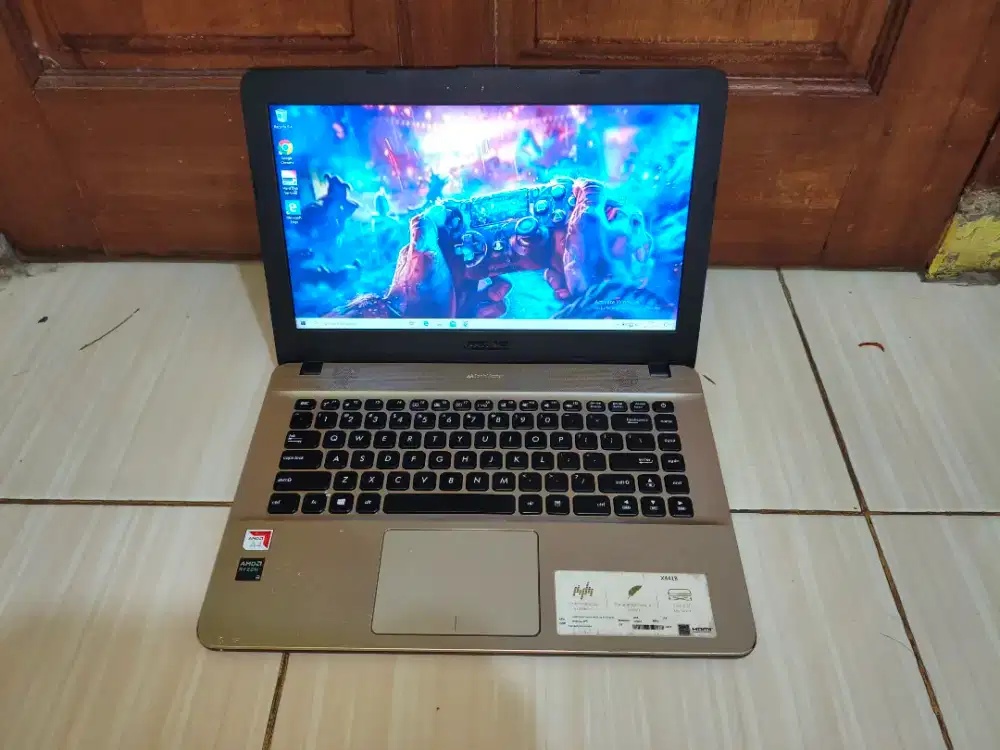 Laptop Asus X441B Ram 4gb HDD 500gb AMD A4-9125 Siap pakai murahmeriah