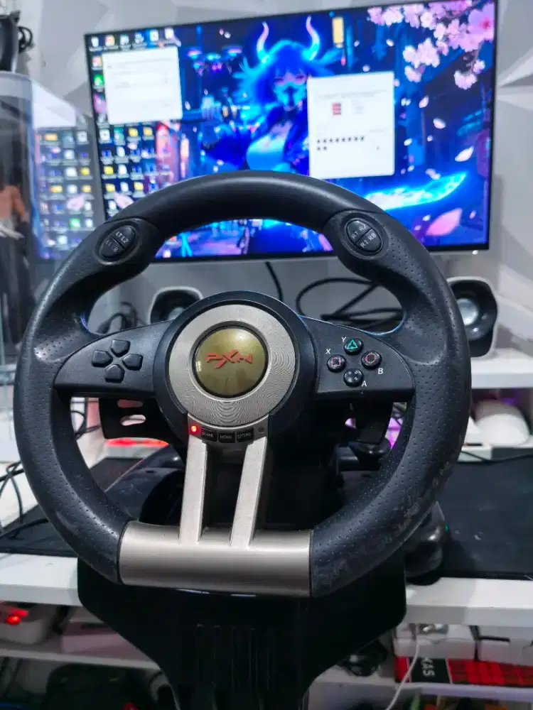 Steering wheels PXN V3 Pro Normal Stir simulator PC
Kondisi mulus