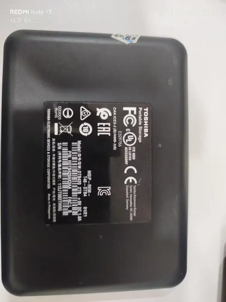 Jual Harddisk Toshiba Canvio 2 TB