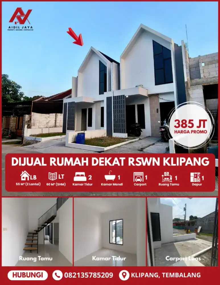 Rumah Siap Huni Murah Strategis Di Klipang