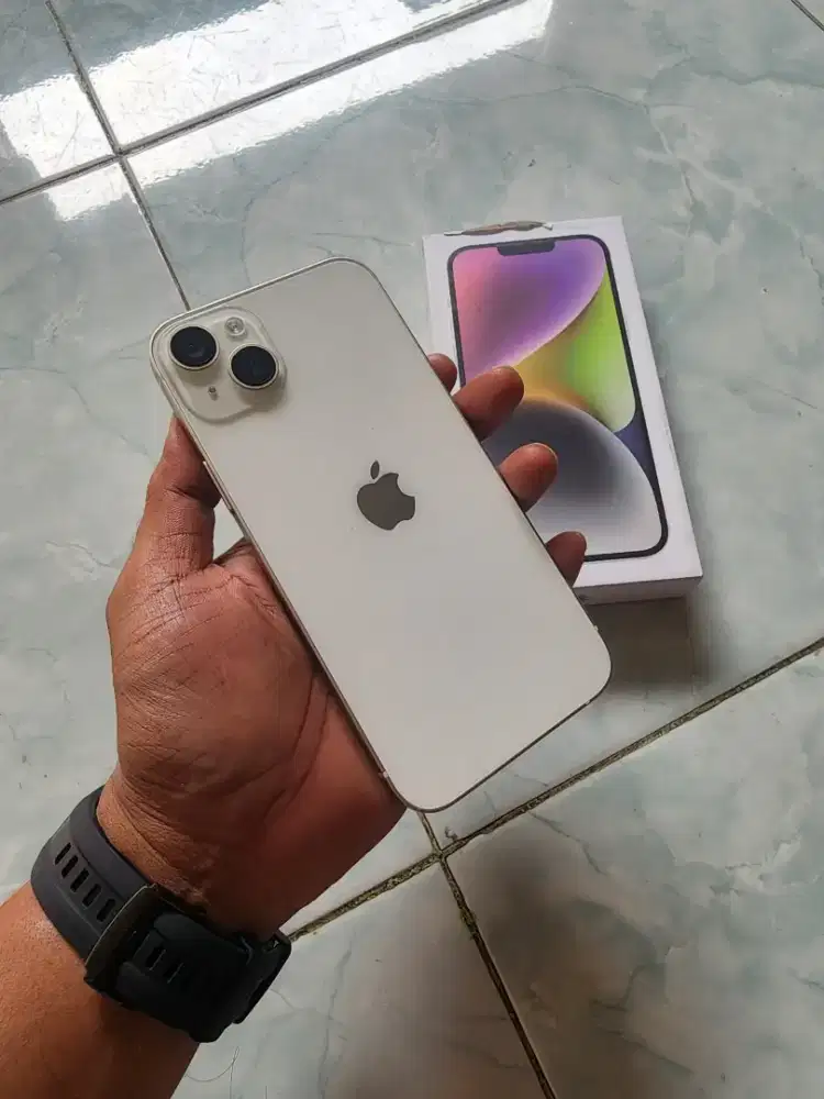 Iphone 14 plus 128gb inter all semua kartu aman fullset
