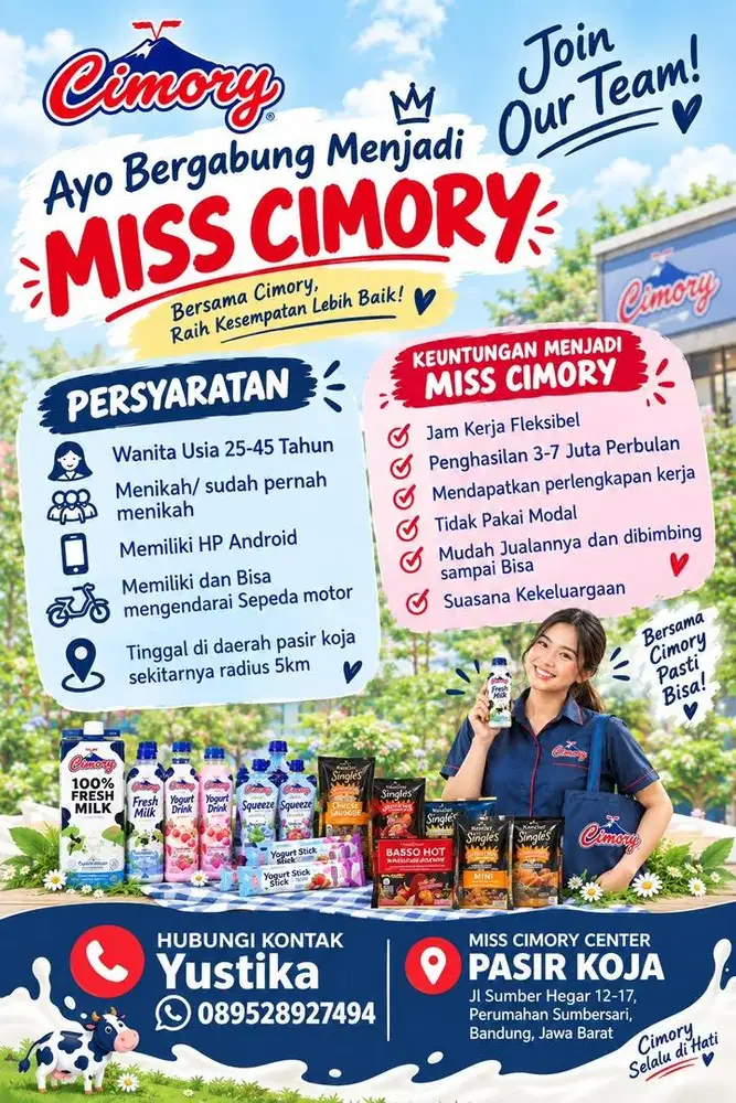 Lowongan Kerja Miss Cimory