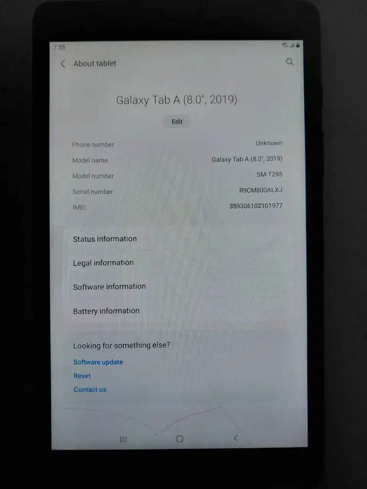 Bekas - Second - SAMSUNG Galaxy Tab A8 - 2019