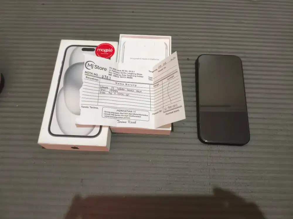Iphone 15 black 128gb Digimap