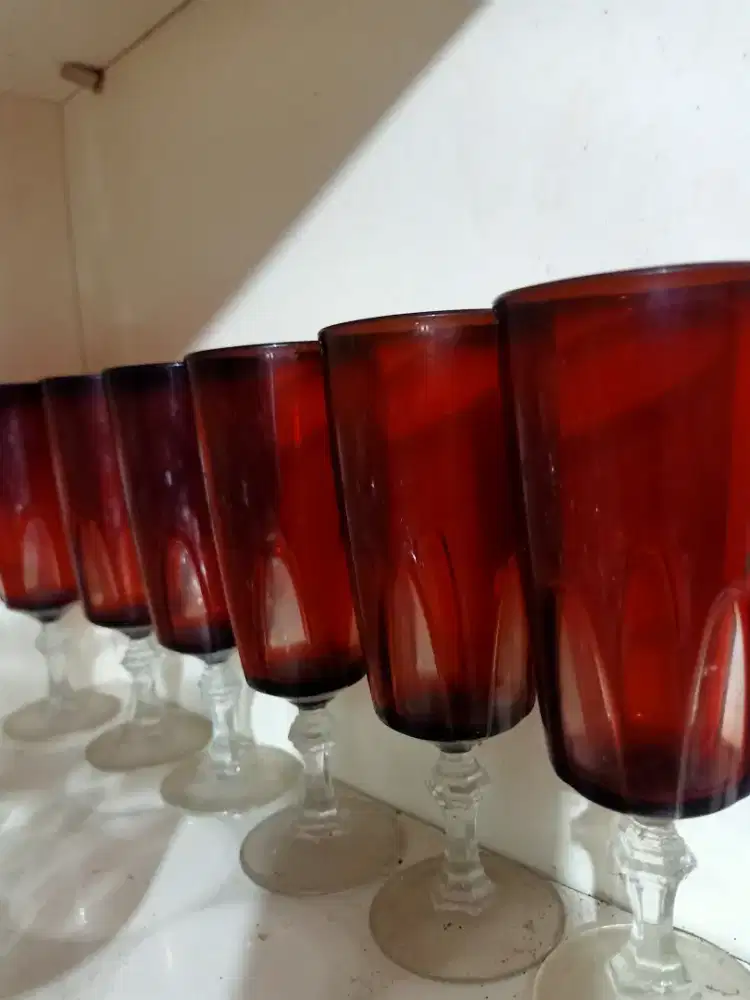 Gelas merah wine