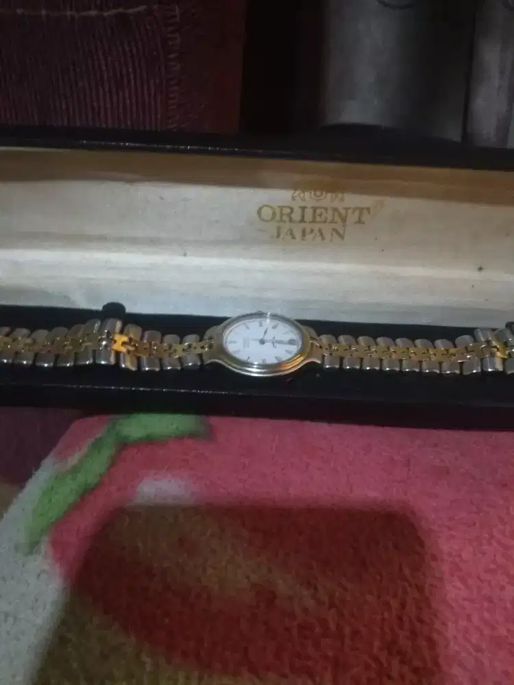 Jam tangan orient japan safire lapis 22 k