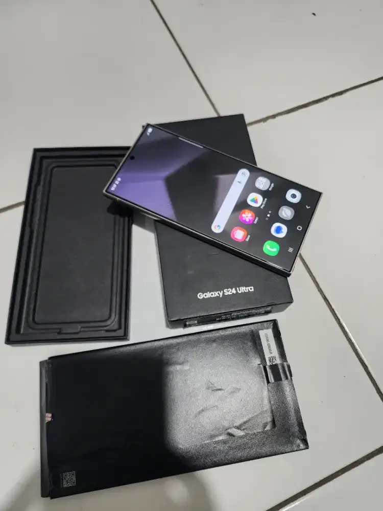 Samsung s24 ultra 5g 12/256gb sein fullset ori mulus no minus