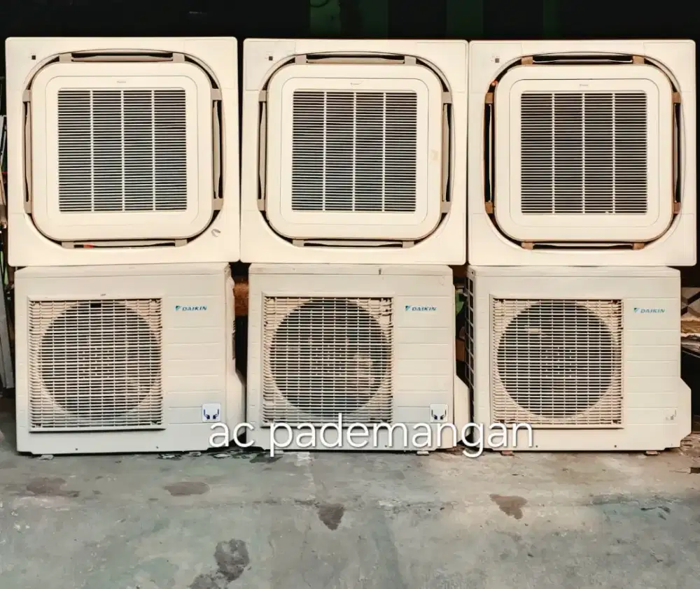 AC Cassette Daikin 3  PK R 410 3 ph Second +free Ongkir Sejabotabek