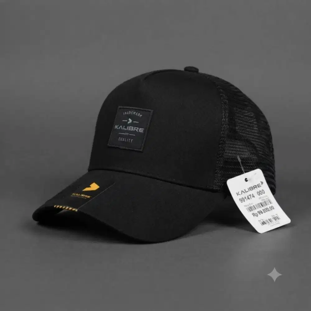 Kalibre topi - Topi pria - kalibre ORI asli 991474 hitam Bestseller