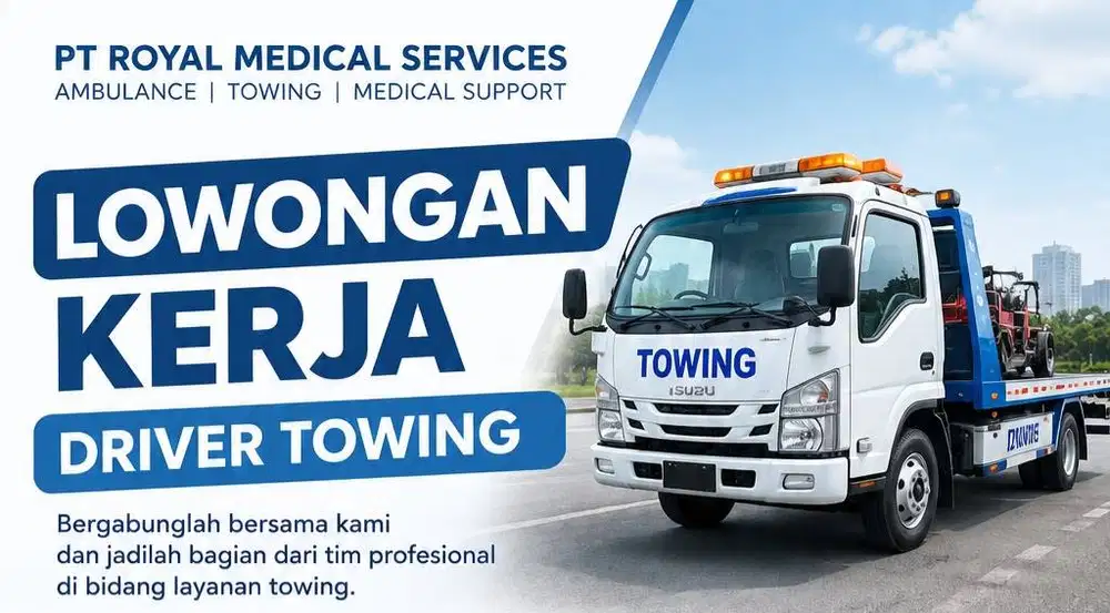 LOWONGAN DRIVER TOWING
