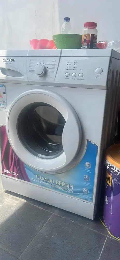 Mesin cuci bru rusak blom pernah servis