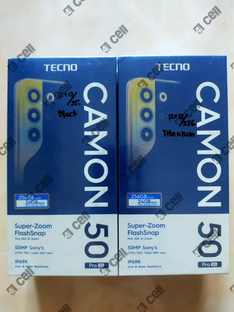 Tecno camon 50 ram 12+12/256 100% baru Termurah
