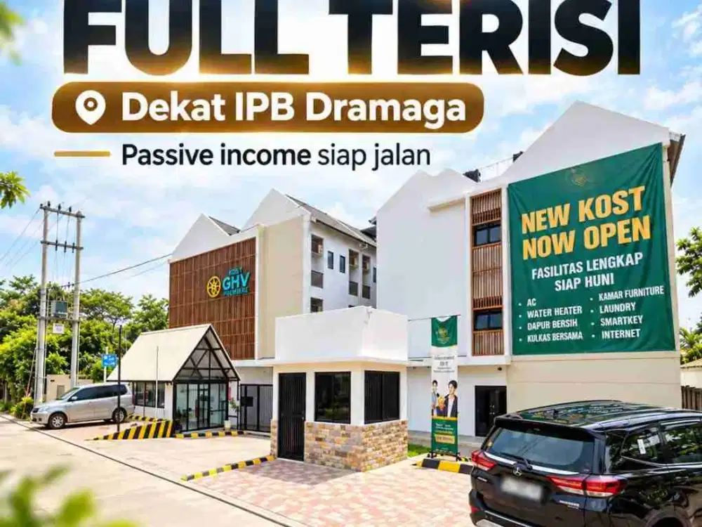 DIJUAL KOST READY 6 KAMAR - FULL TERISI