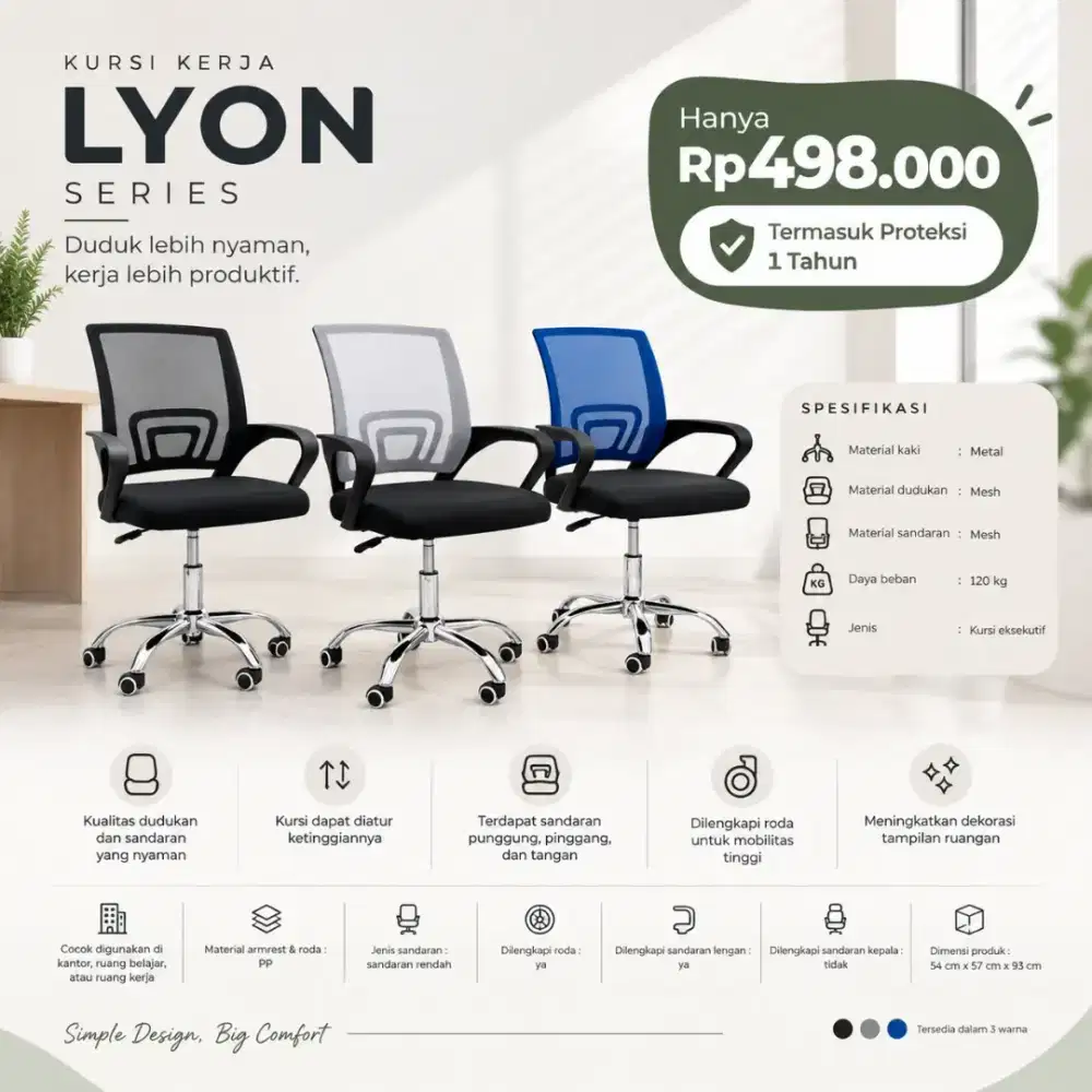 Kursi Kerja Kantor Belajar Termurah