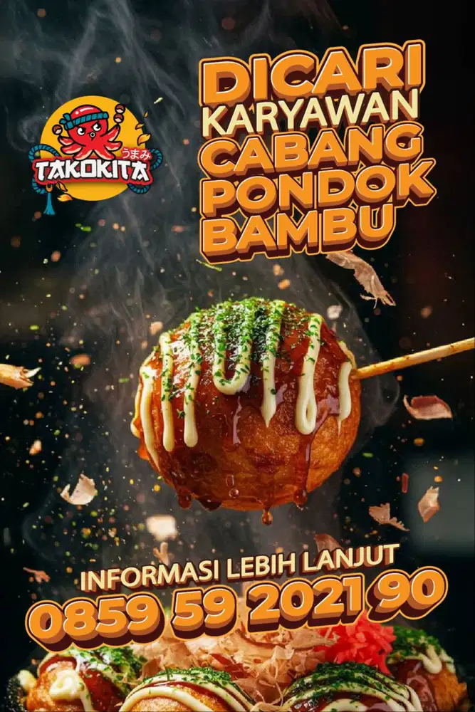 DICARI KARYAWAN TAKOKITA