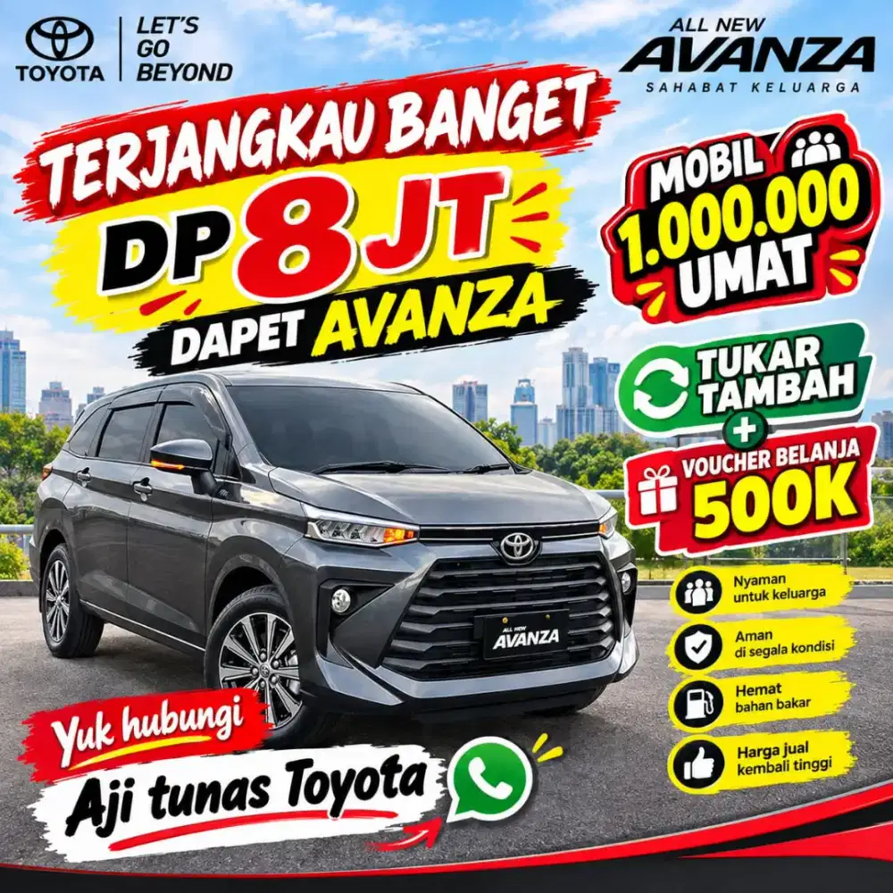 AVANZA E G MATIC MANUAL DP 8 JUTA