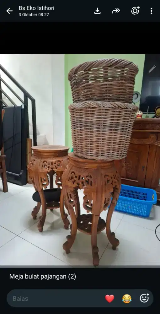 Furniture Jati kayanya soalnya berat banget