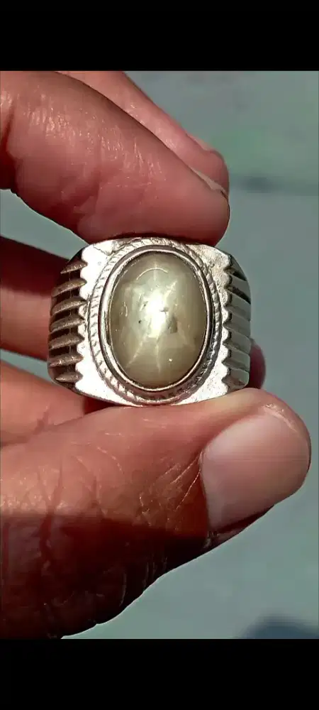 Yellow safir tebal njenong star mayung super tajam
