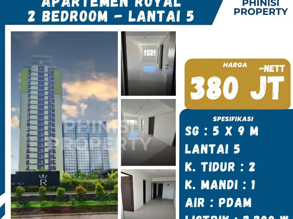 Dijual Murah Apartemen Royal Panakkukang 2 Bedroom