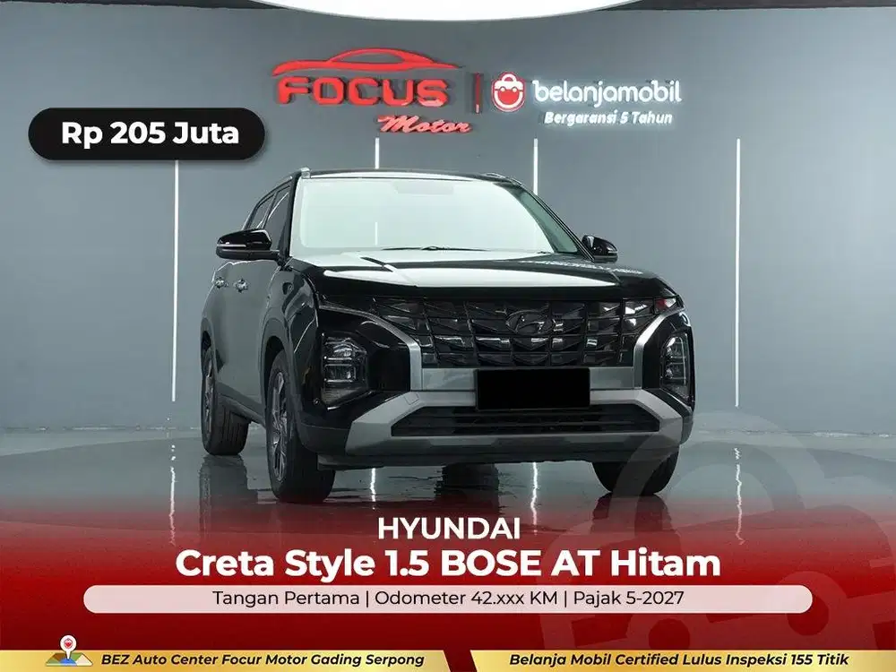 [ GARANSI 5THN ] Hyundai Creta Style 1.5 BOSE AT 2021/2022/2023