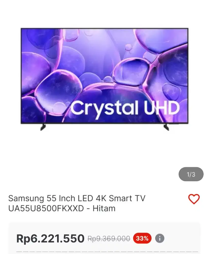 Samsung 55u8500F promo murah bangett