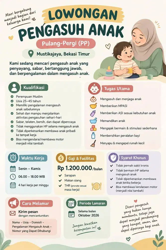 Pengasuh Anak Pulang-Pergi (PP)