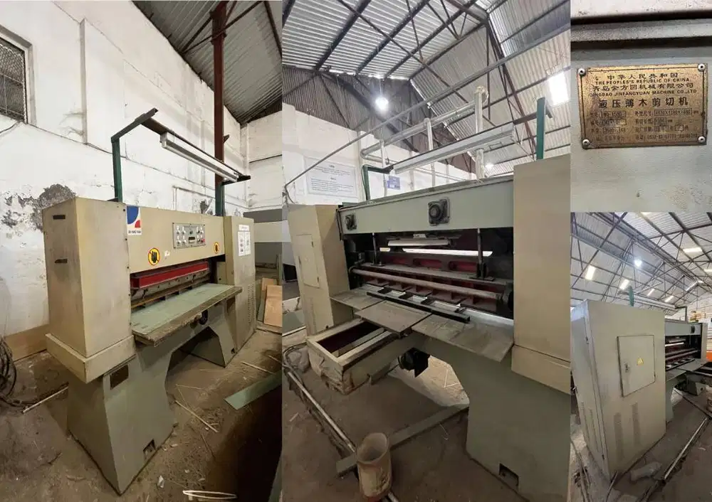 DIJUAL – VENEER GUILLOTINE / HYDRAULIC VENEER CUTTING MACHINE