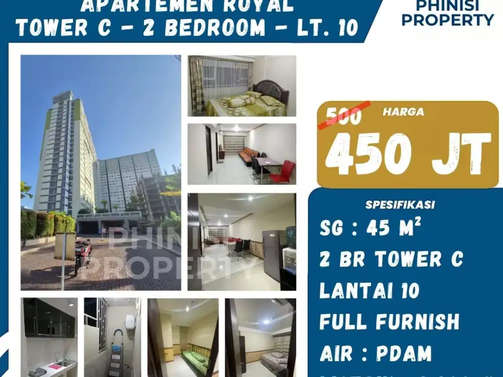 Apartemen 2BR Murah di Royal Apartment Panakkukang