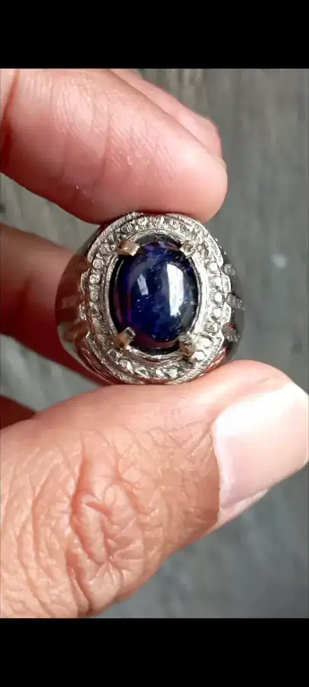 Blue safir tanzania murah pol