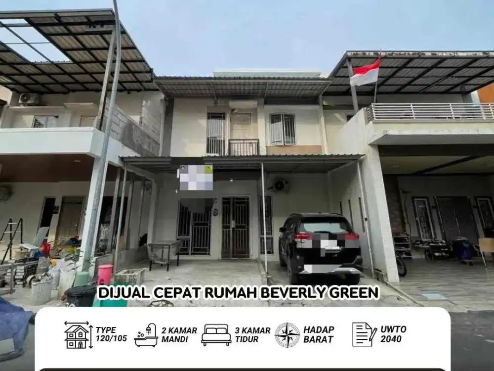 Dijual Cepat Rumah Beverly Green