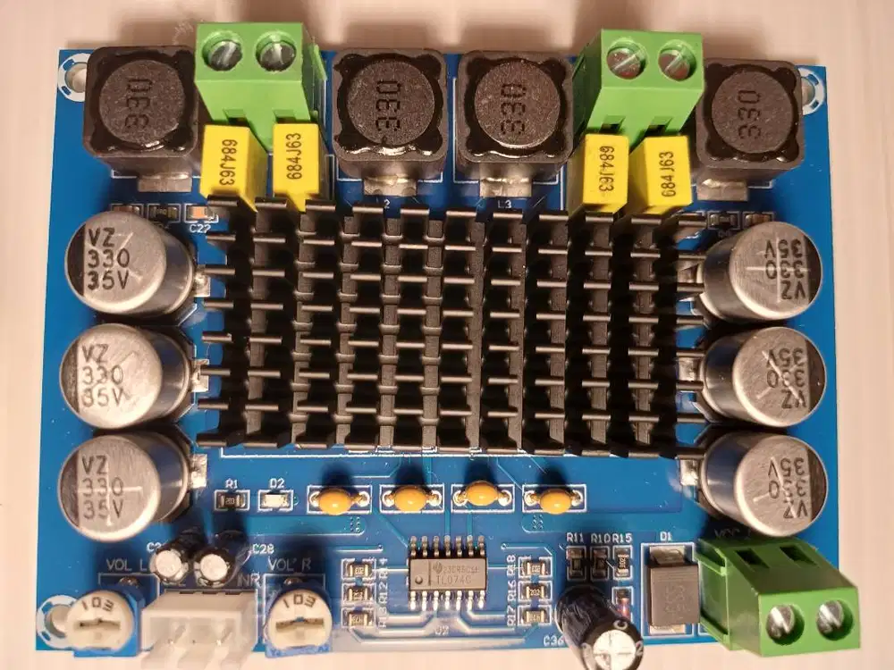 Modul Kit amplifier XH-M543 Kelas-D Chip TPA3116D2 Stereo 2 x 120 Watt