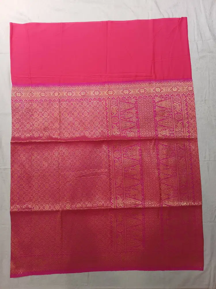 Kain Songket Padang Tenun Manual Sudah Lapis Furing