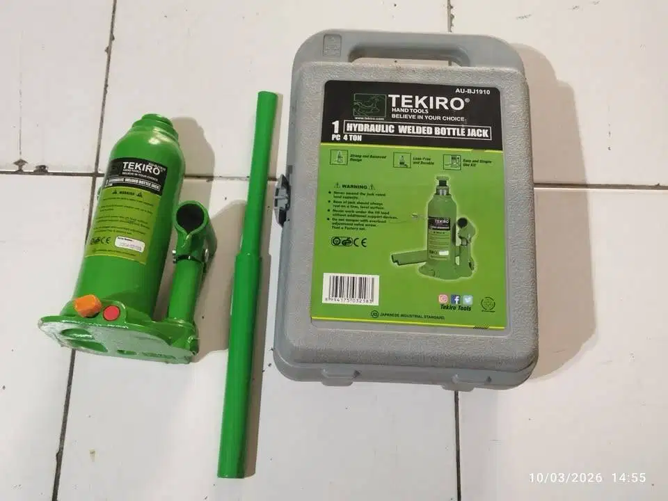 Dongkrak Botol Tekiro 4 ton Hydraulic Jack Dongkrak Hidrolik Kendaraan