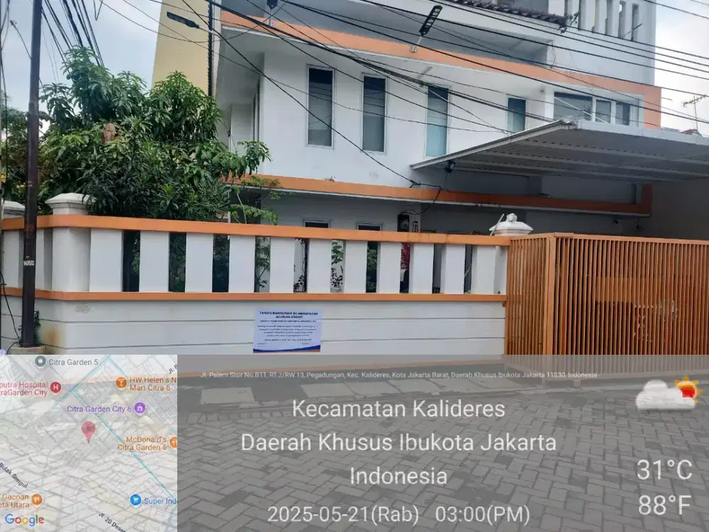 DIJUAL RUMAH BESAR MINIMALIS FULL RENOVASI HARGA TERMURAH DI CITRA GARDEN 3
