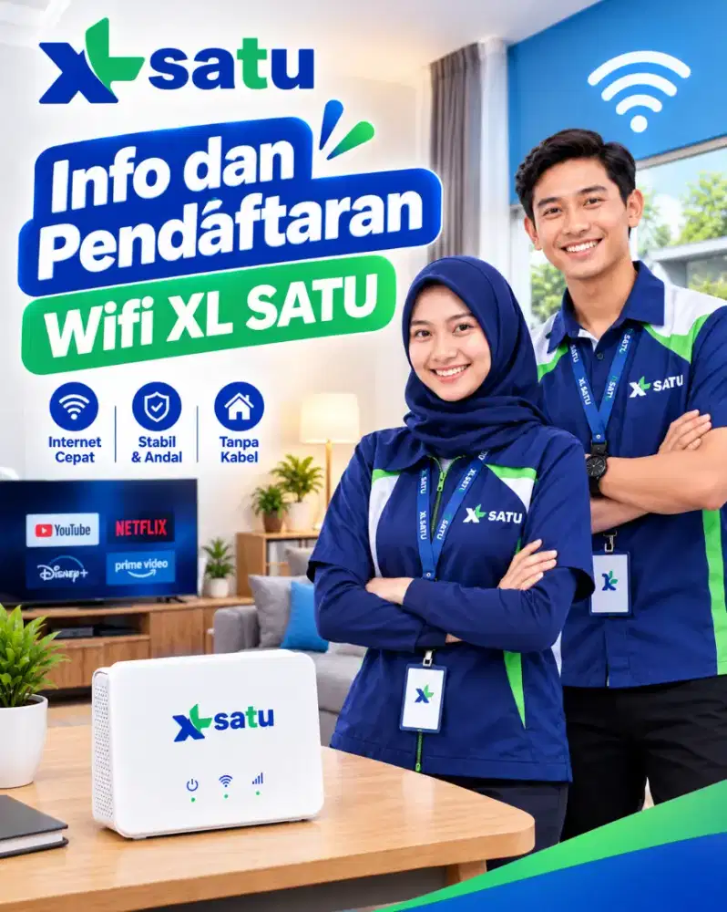 Info dan pendaftaran wifi Xl Satu