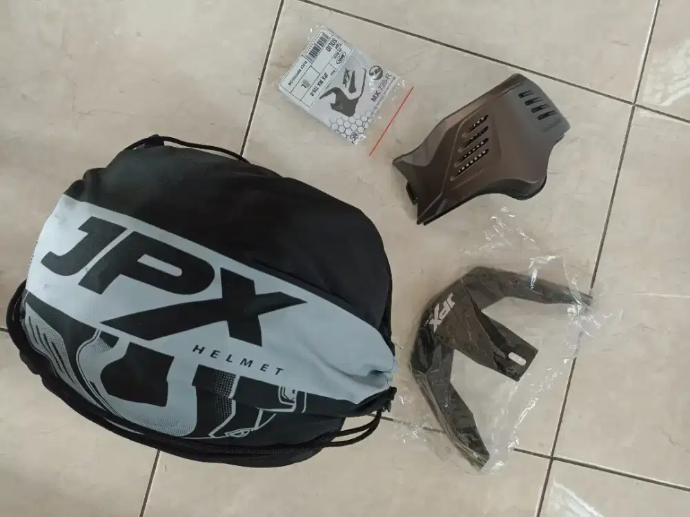 Helm motor baru jpx mx 726 r size L
