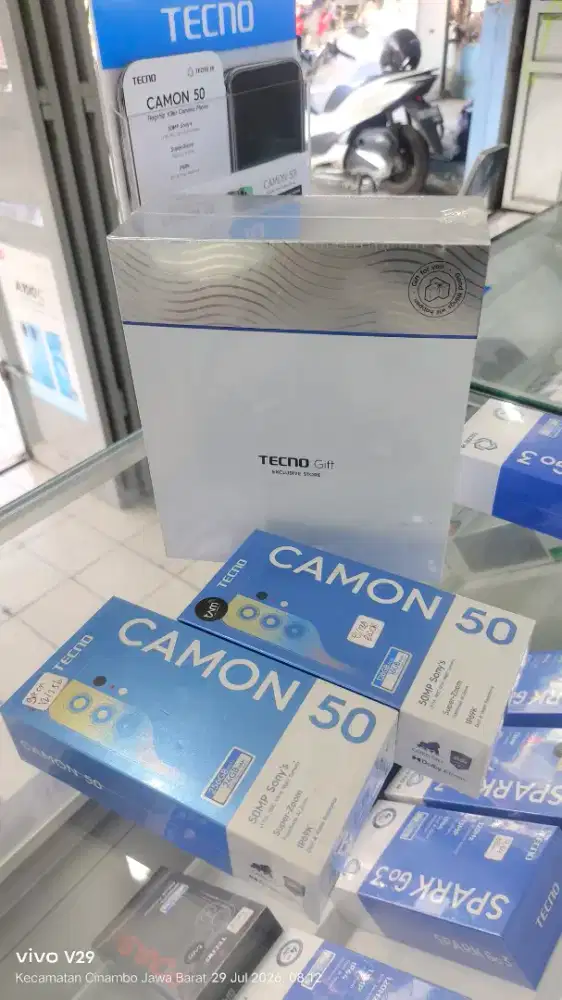 Tecno CAMON 50 8+8/256GB NFC AMOLED BARU HOT PROMO terlaris