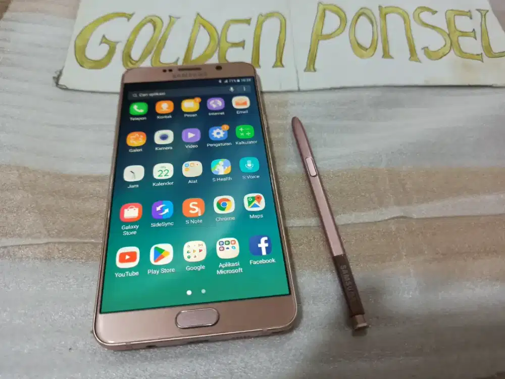 Galaxy Note 5-Amoled.4G.Ram 4/32GB.ORI #GOLDEN PONSEL