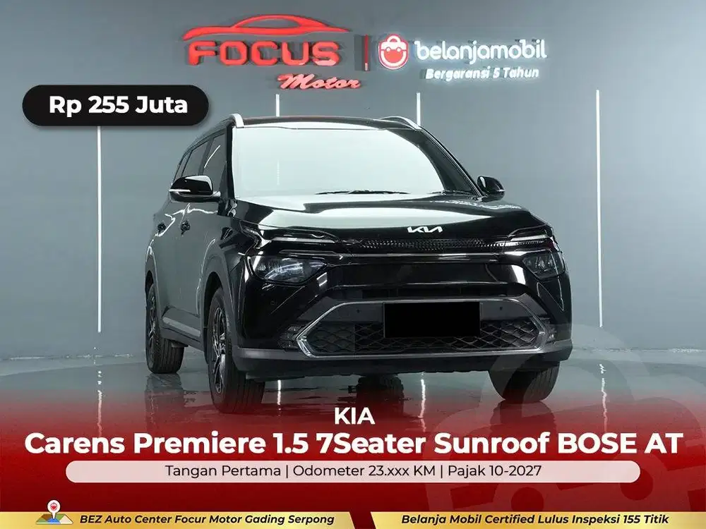 [ GARANSI 5THN ] KIA Carens Premiere 1.5 Sunroof BOSE 2023/2024/2025