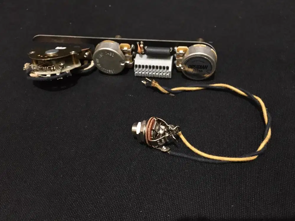 (Want to sale) Obsidian 4 way telecaster prewired solderless