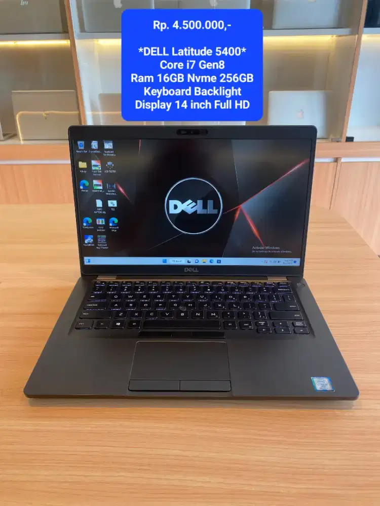 DELL Latitude 5400 Core I7 Gen8 Ram 16GB Nvme 256GB
