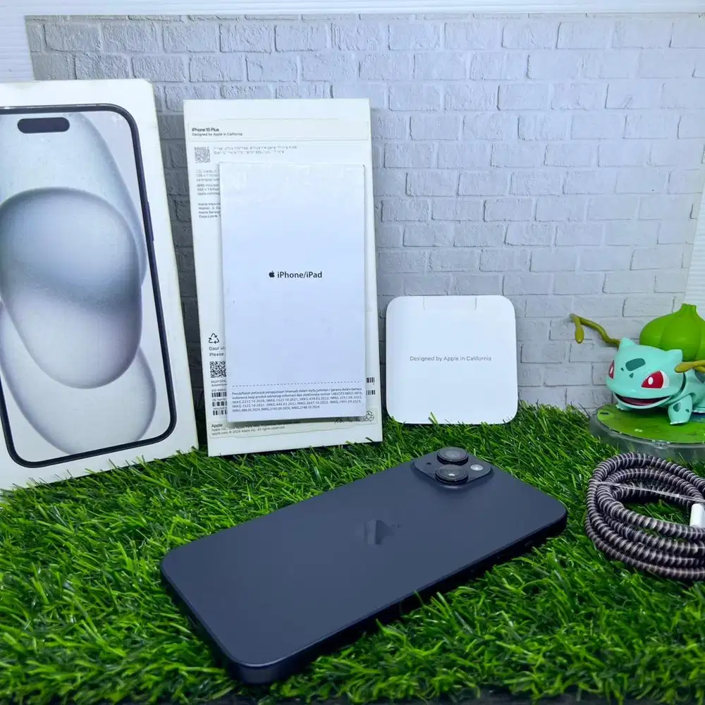 Iphone 15 plus 128gb ibox fullset original no minus