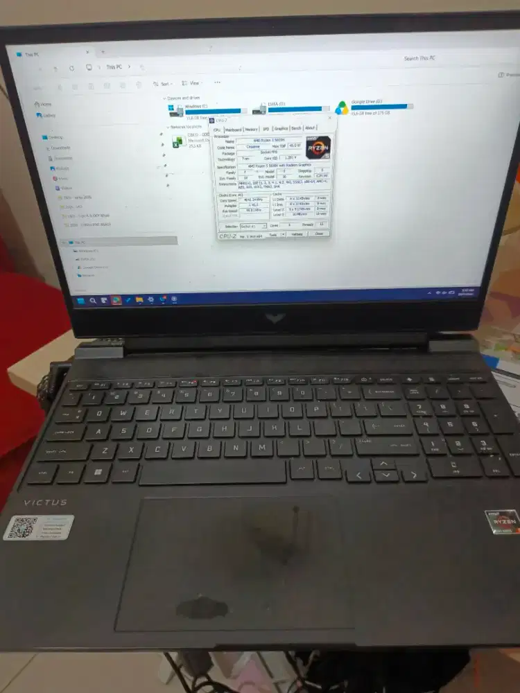 HP VICTUS GAMING 15 RYZEN 5 5600H