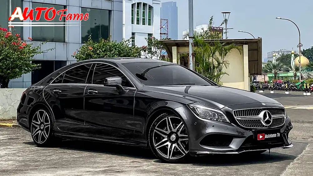 KM36RB Mercedes Benz CLS400 AMG Dynamic NIK 2015 Grey On Black Full Sp