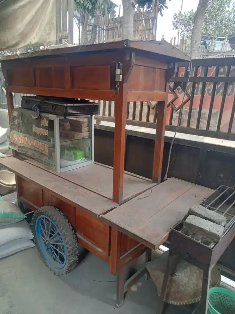 JUAL GEROBAK ANGKRINGAN PLUS RODA