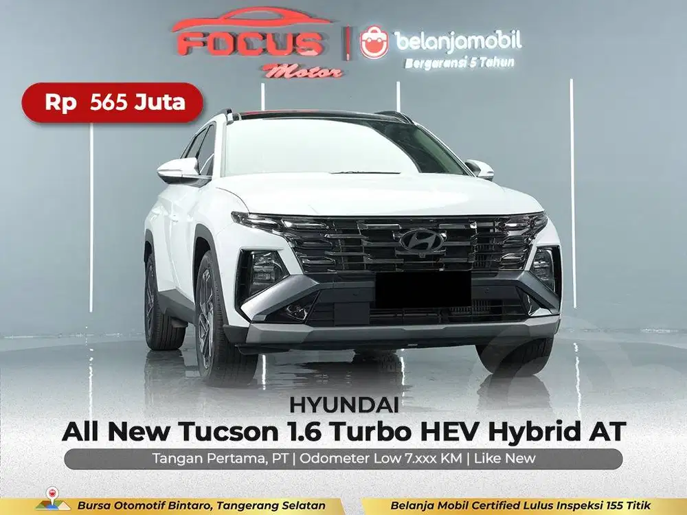 [ GARANSI 5THN KM 7RB ] Hyundai Tucson 1.6 Turbo Hybrid 2024/2025/2026